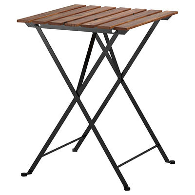 Tavolo in ferro e legno pieghevole